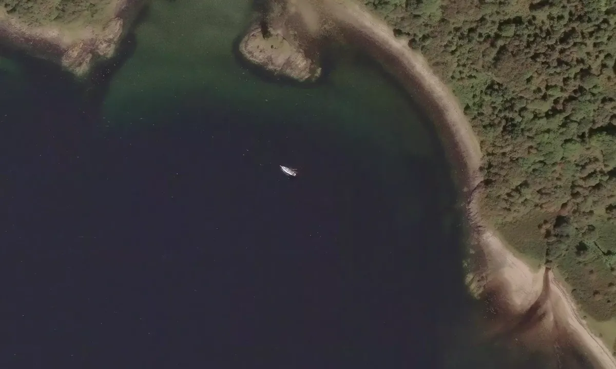 Satelite image of GLENAN BAY