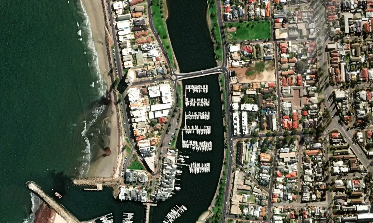 Flyfoto av Glenelg Yacht Club