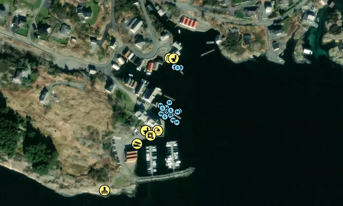 Satelite image of Glesvær
