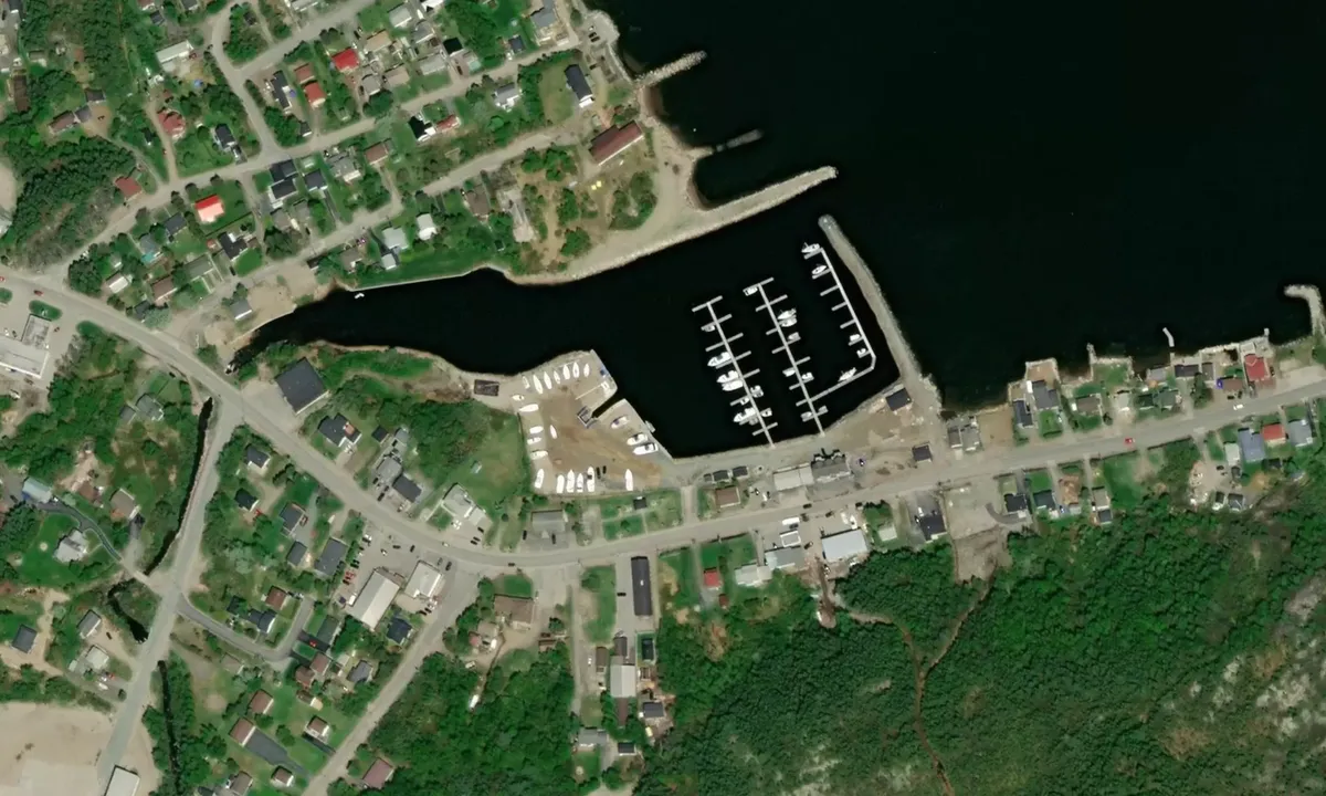 Flyfoto av Glovertown Marina