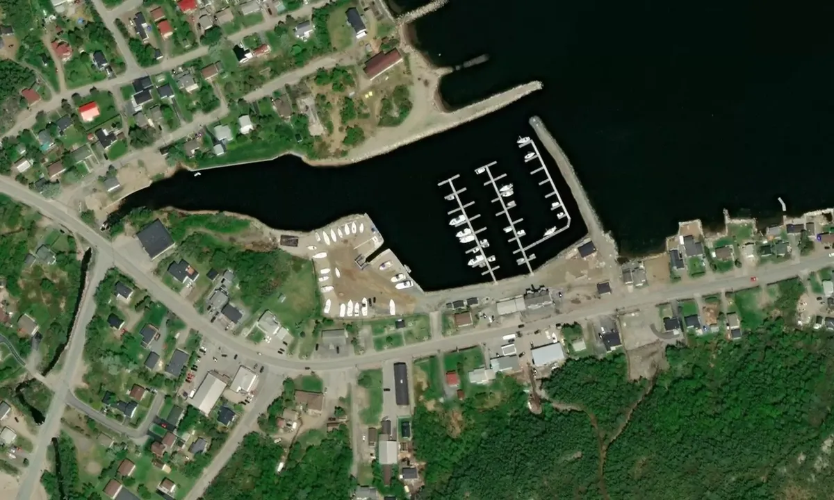 Satelite image of Glovertown Marina