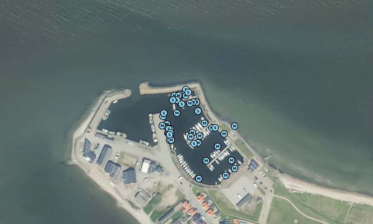 Satelite image of Glyngøre Havn