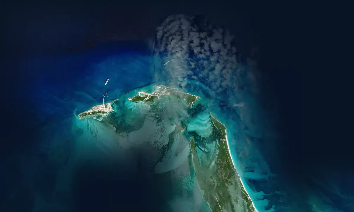 Flyfoto av Goat Cay