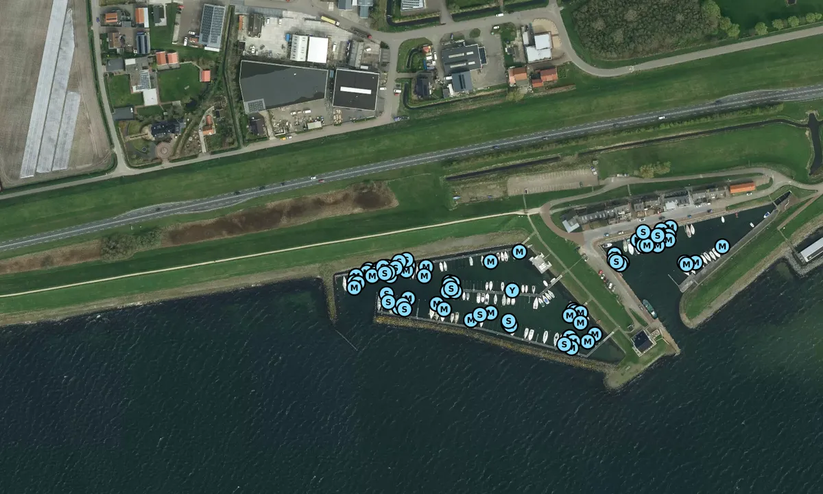 Satelite image of Goeree Watersport Marina