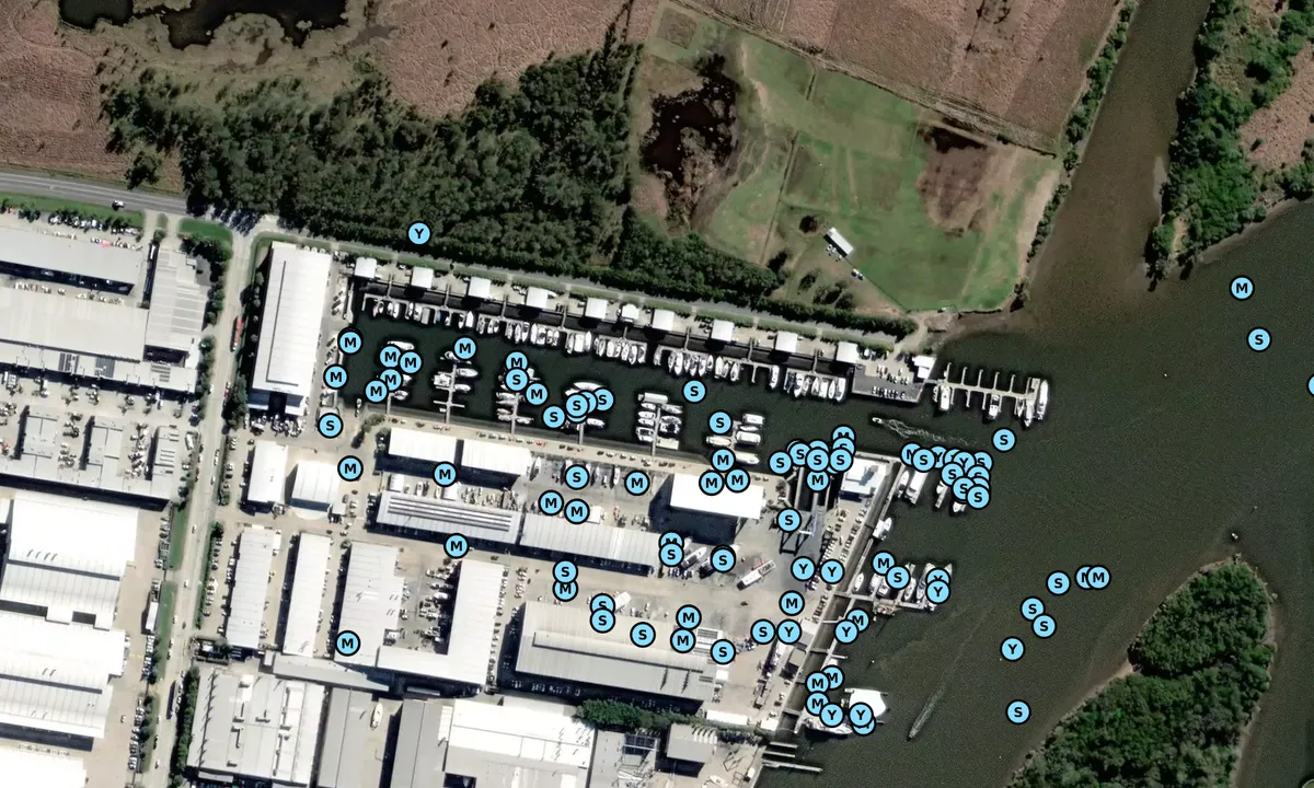 Satelite image of Gold Coast City Marina & Shipyard - Coomera