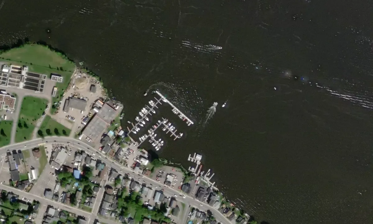 Satelite image of Golden Anchor Marina