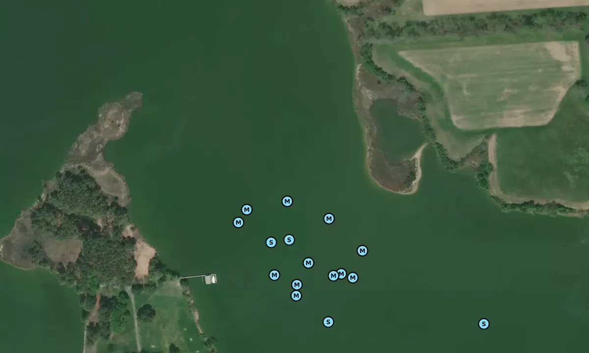 Satelite image of Goldsborough Creek