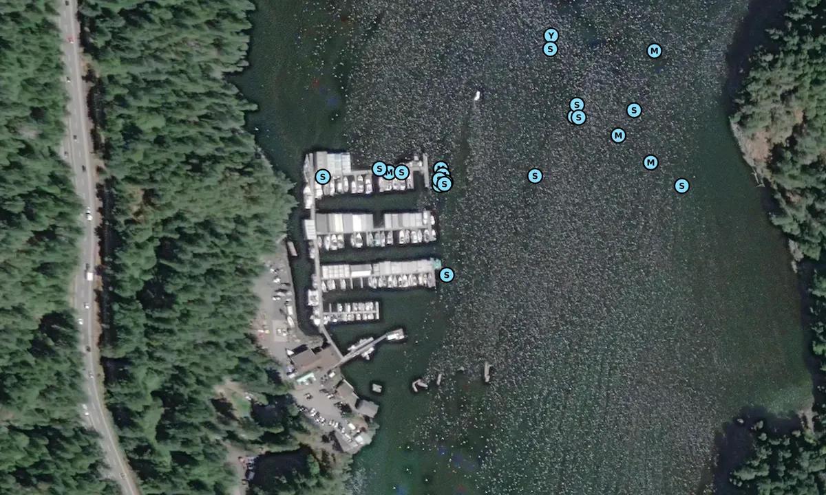 Satelite image of Goldstream Boathouse Marina