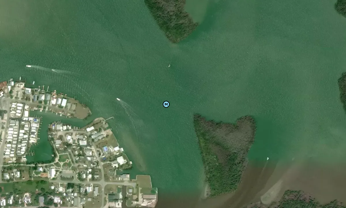 Satelite image of Goodland Bay