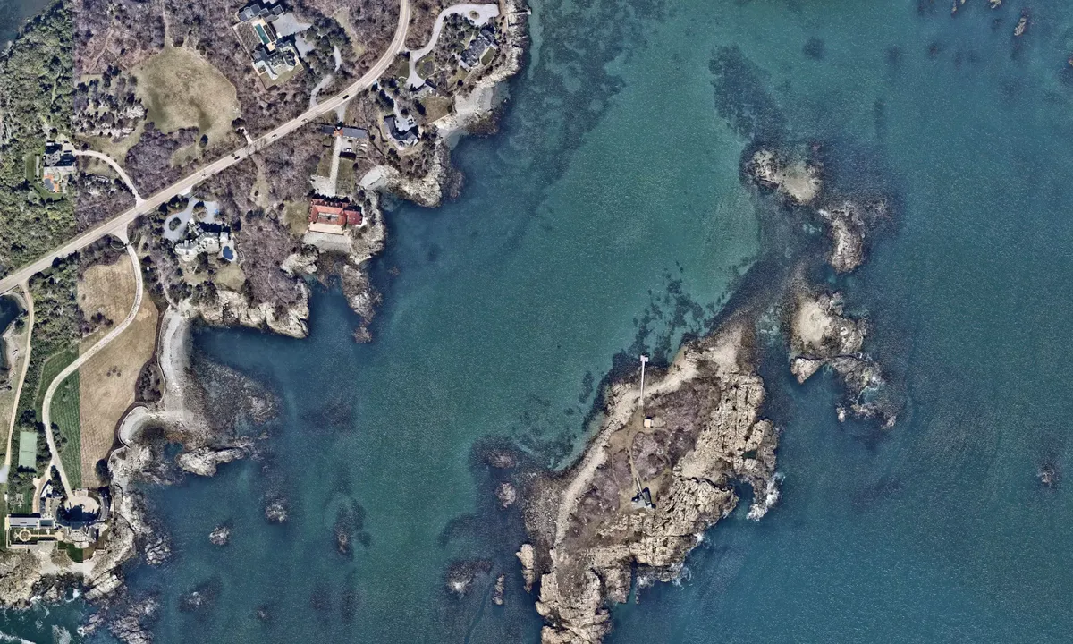 Flyfoto av Gooseberry Island