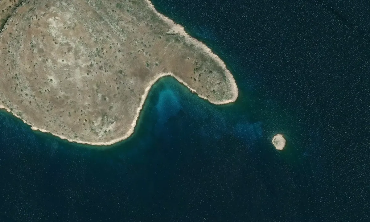 Satelite image of Gorjna Aba