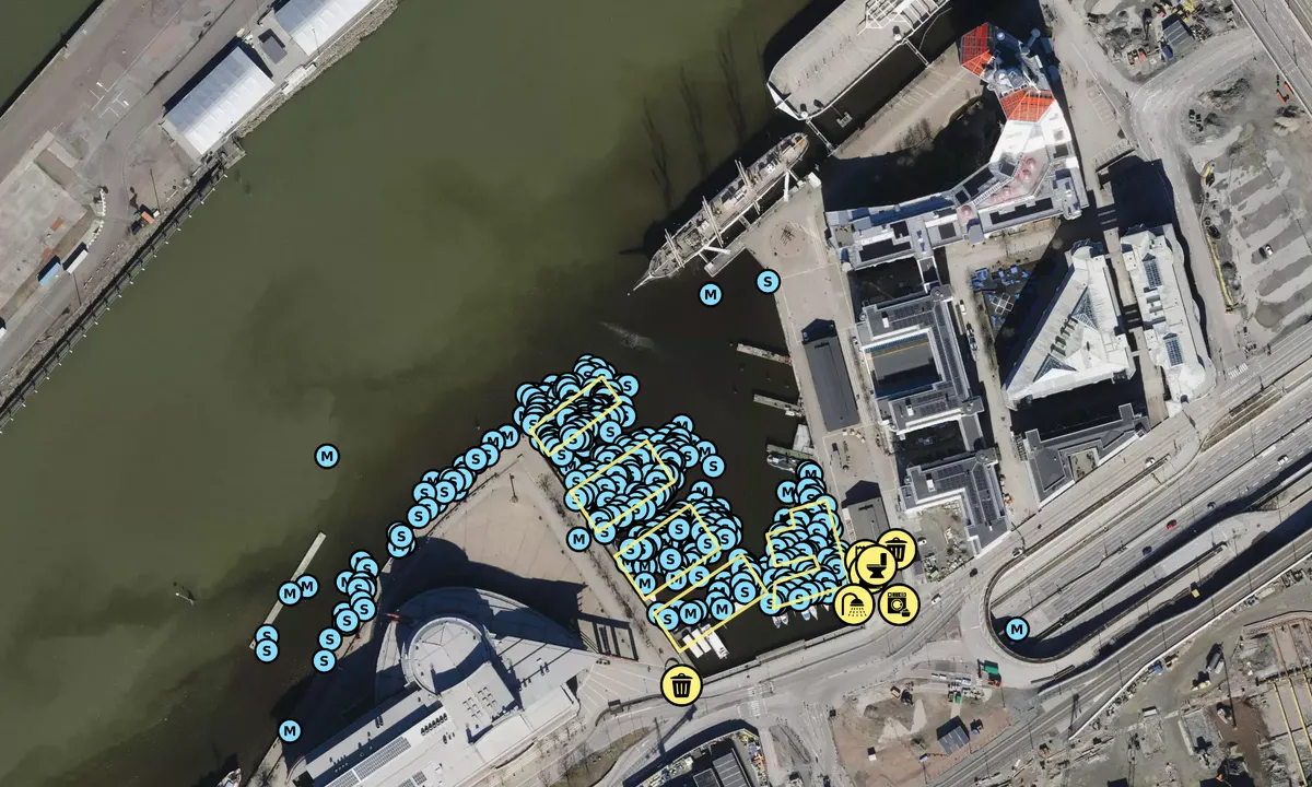 Satelite image of Göteborg - Lilla Bommen