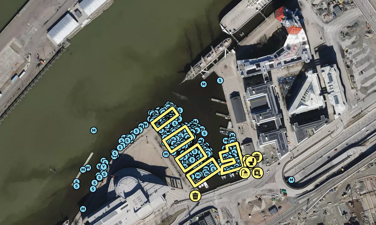 Satelite image of Göteborg - Lilla Bommen