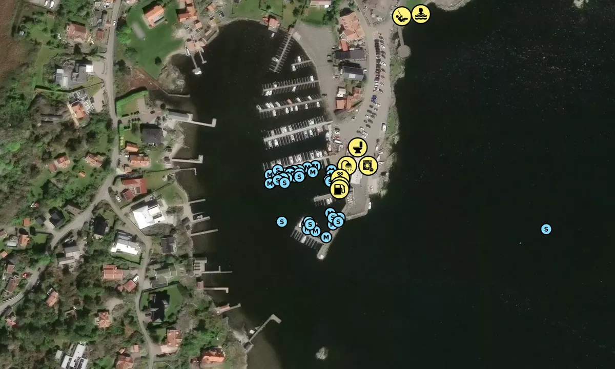 Satelite image of Gottskär m. Tjolöholm