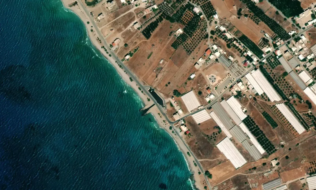 Satelite image of Goudouras