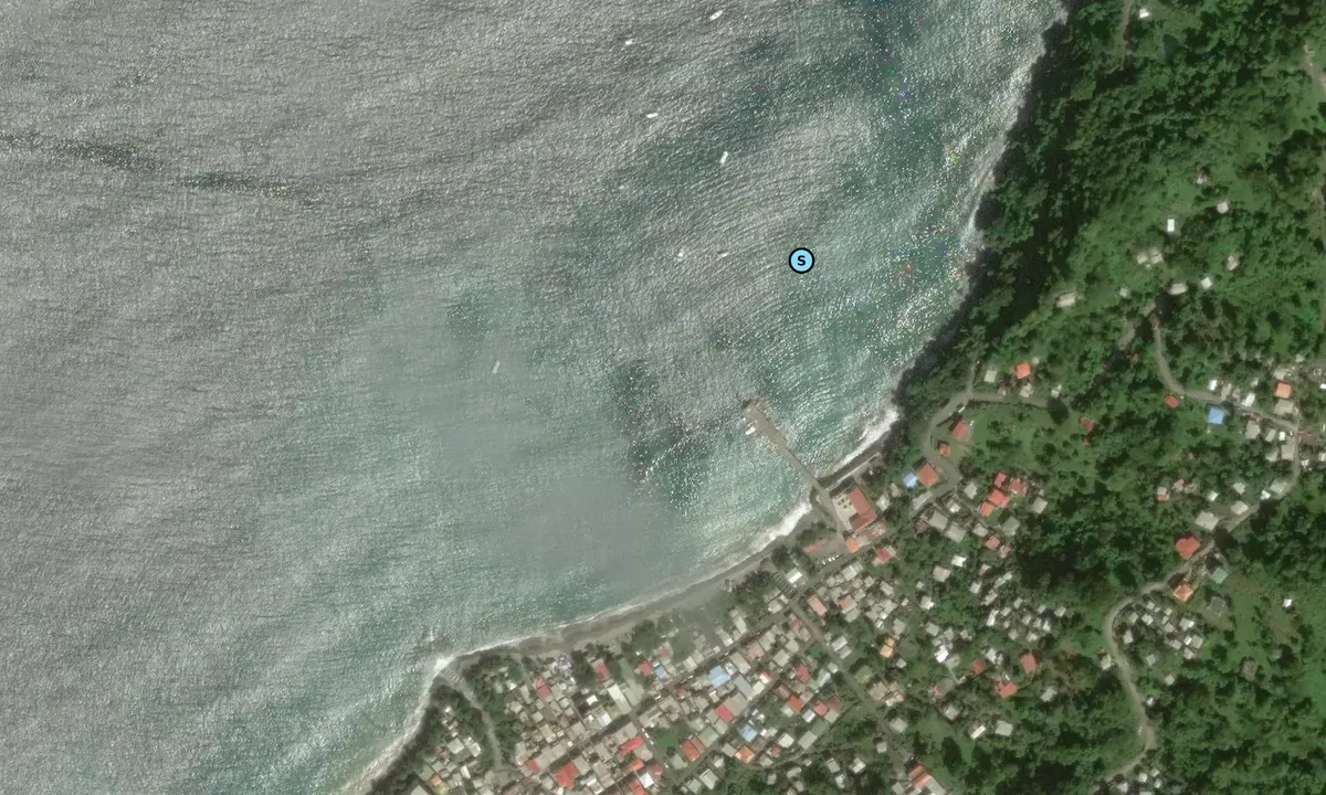 Satelite image of Gouyave