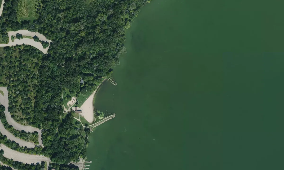 Satelite image of Gov Nelson State Park