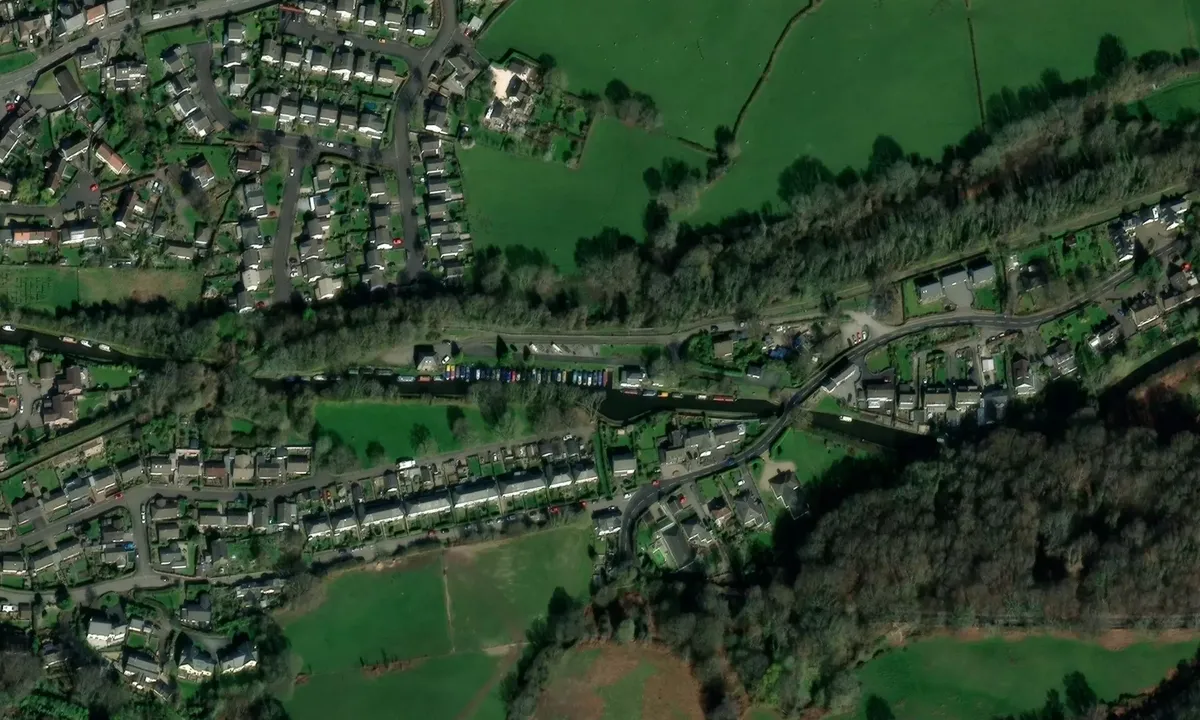 Satelite image of Govilon Boat Club