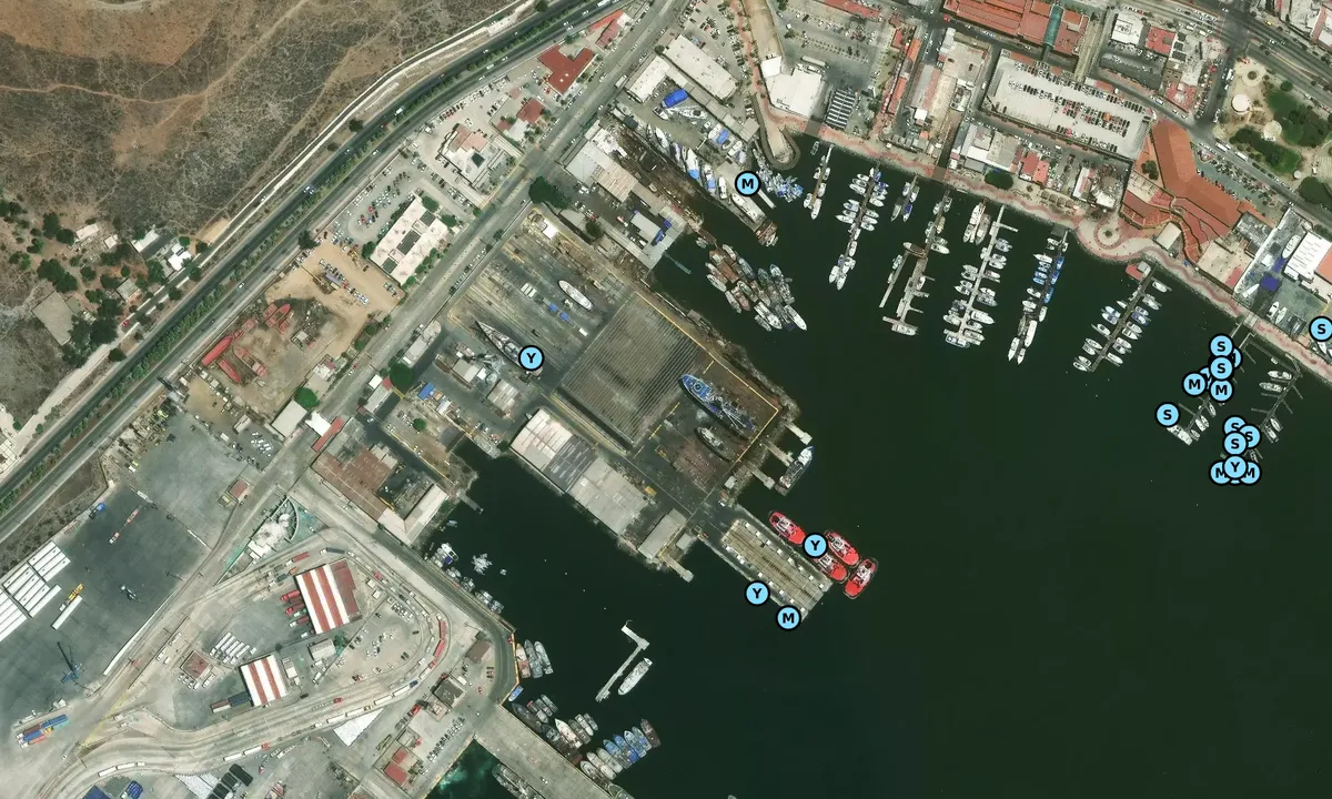 Satelite image of Gran Peninsula Marine Center