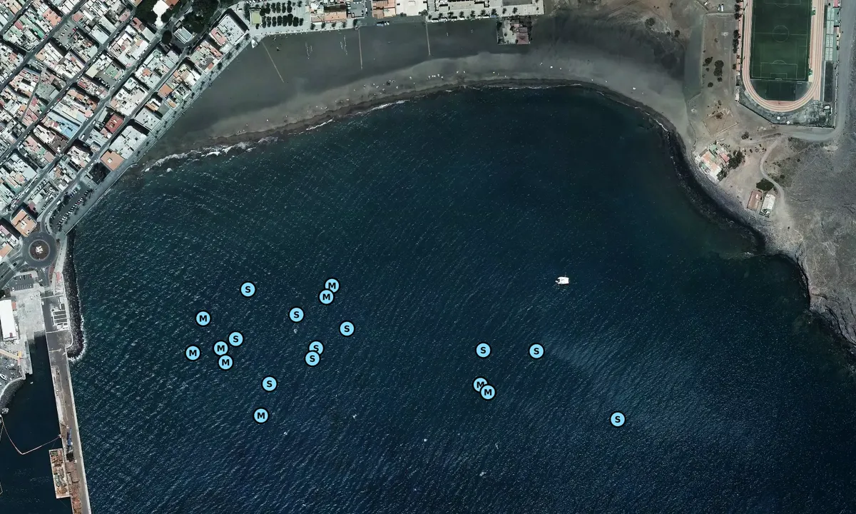 Satelite image of Gran Tarajal Bay