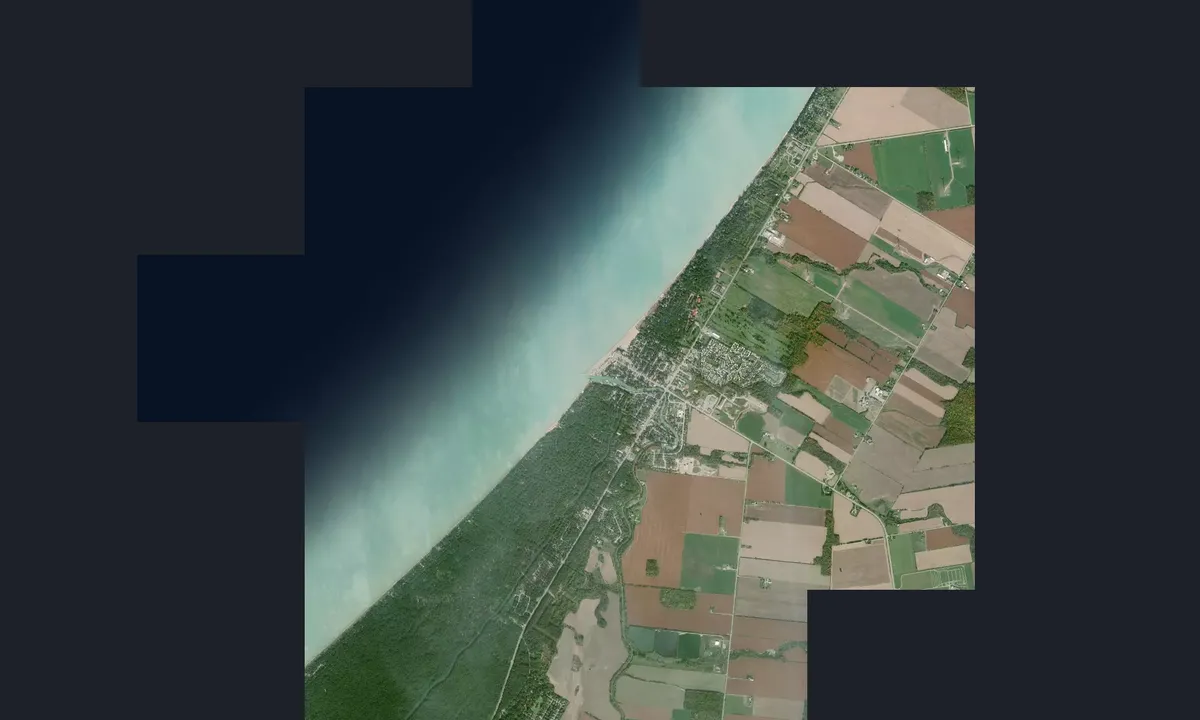 Flyfoto av Grand Bend Marina - Lambton
