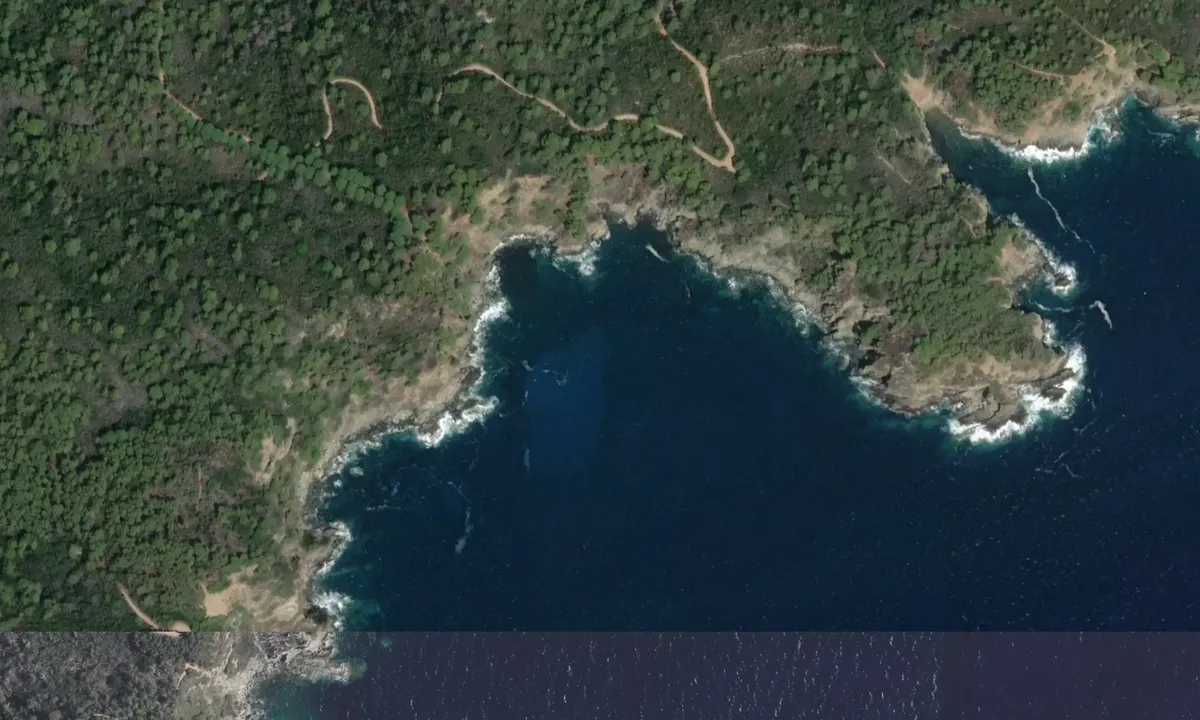 Flyfoto av Grand-Cale - Porquerolles