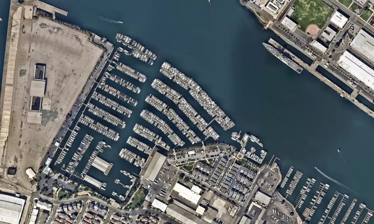Flyfoto av Grand Marina - Alameda
