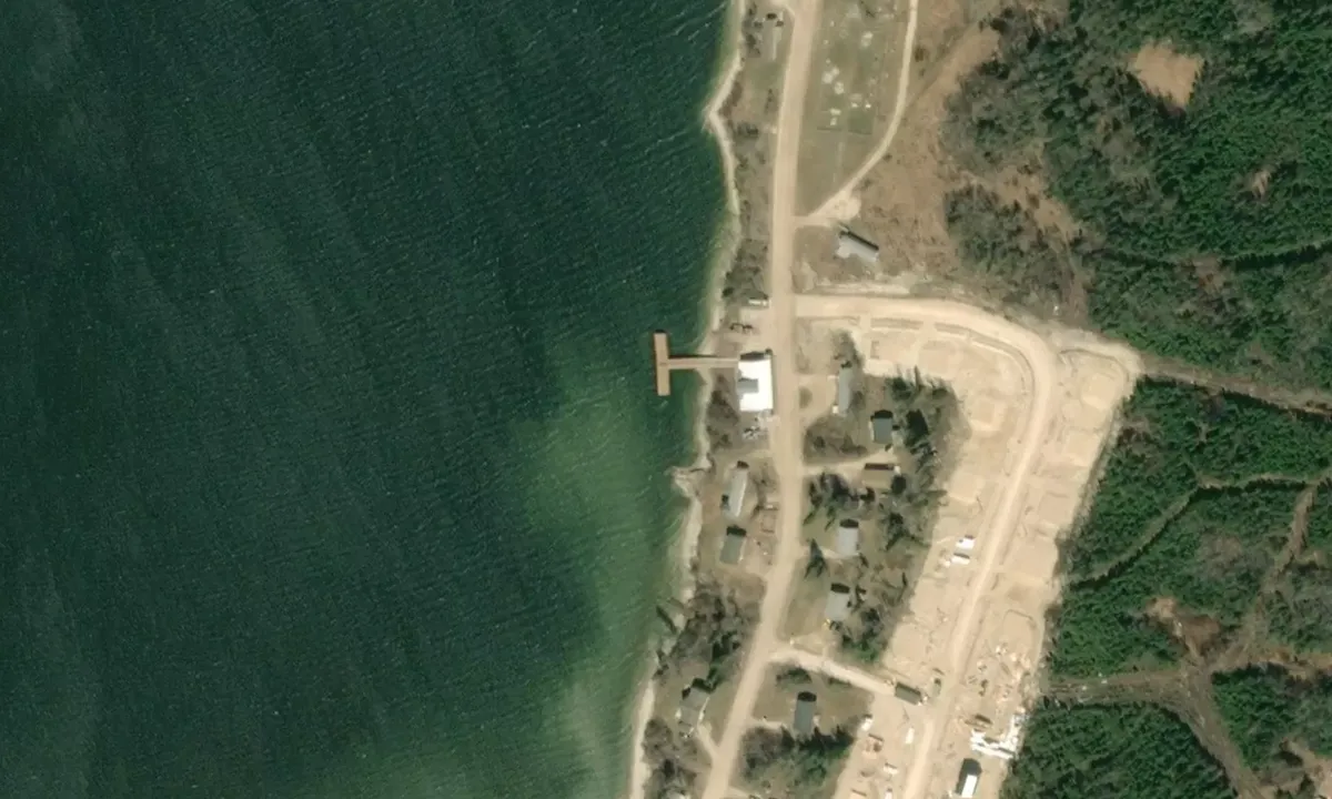 Satelite image of Grand Rapids Fish Station