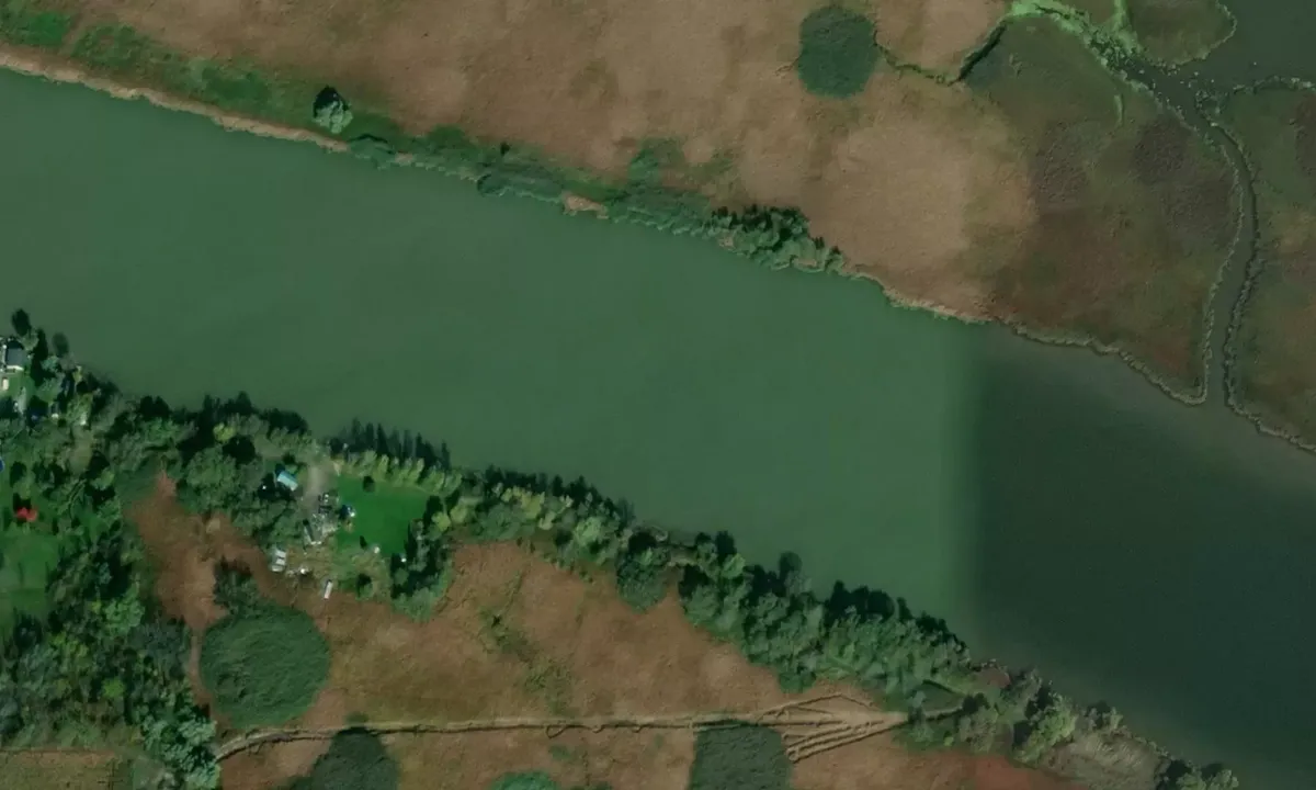 Satelite image of Grand River Bend