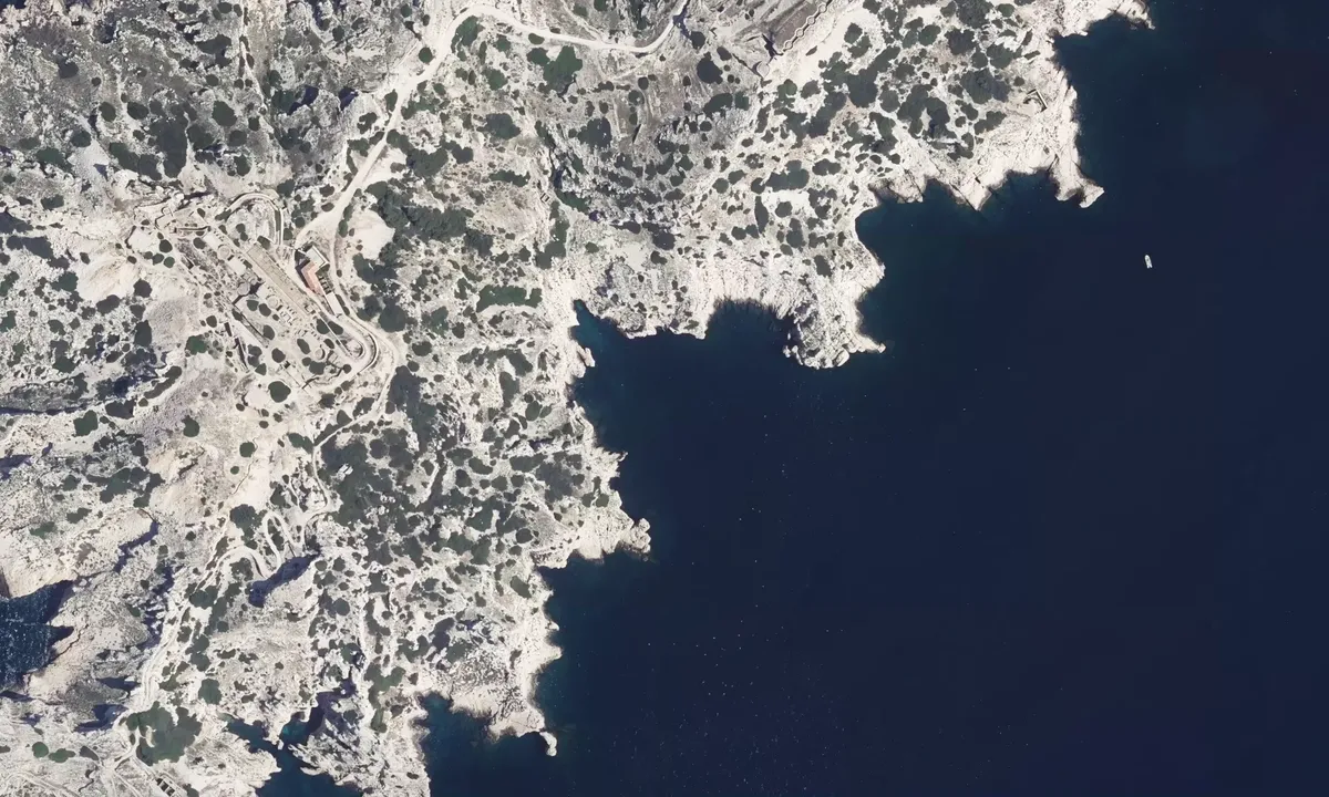 Satelite image of Grande Calanque