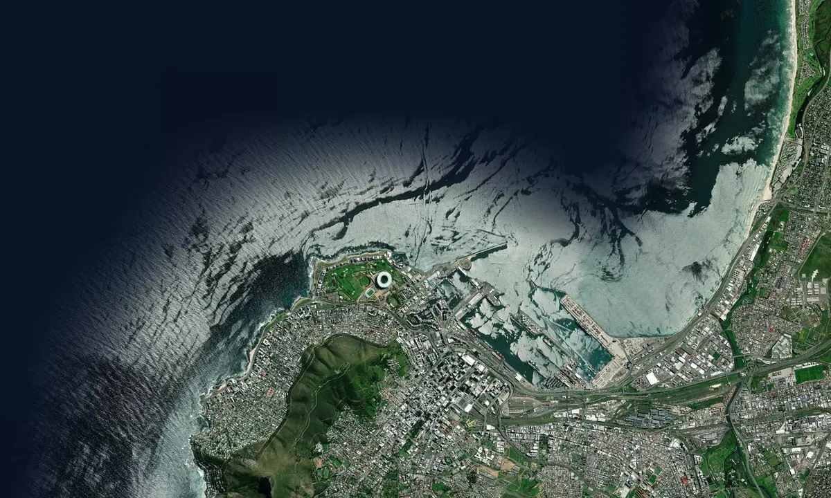 Flyfoto av Granger Bay