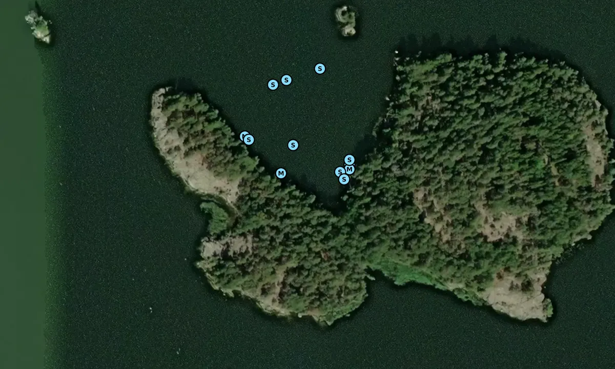 Satelite image of Granskär