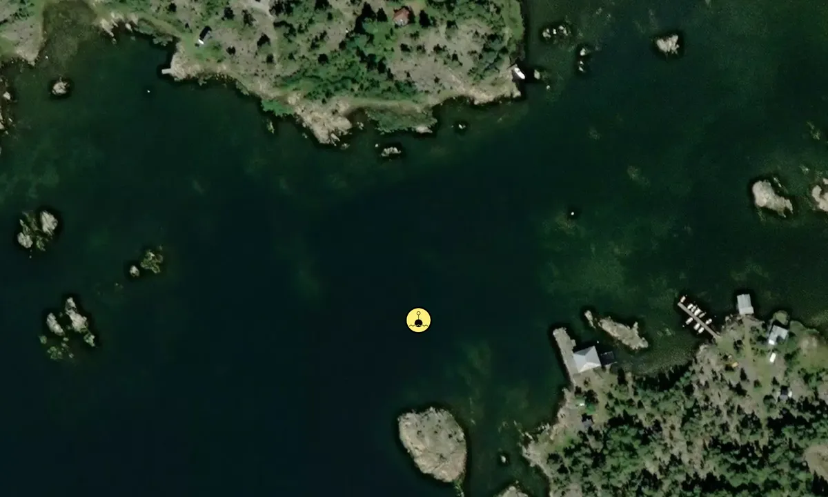 Satelite image of Gräsö - SXK Uppsala-Roslagen bouy