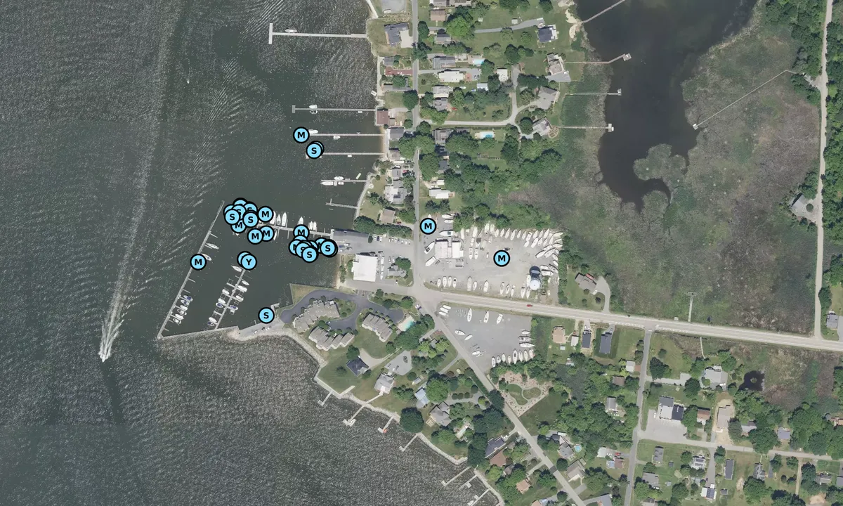 Satelite image of Gratitude Marina