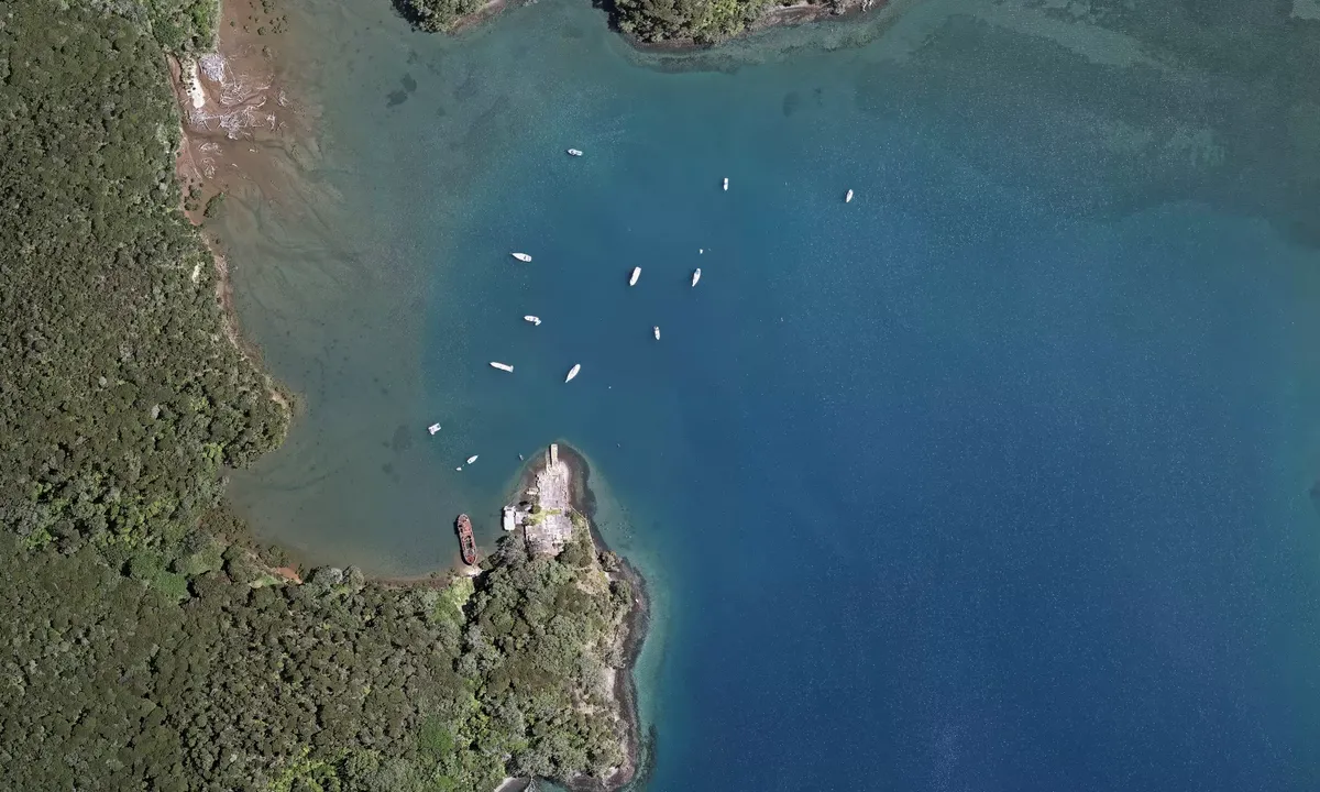 Satelite image of Great barrier lodge