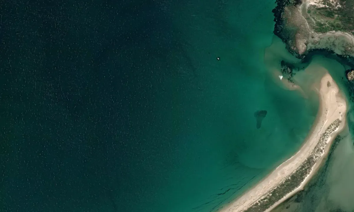 Flyfoto av Great Musselroe Bay
