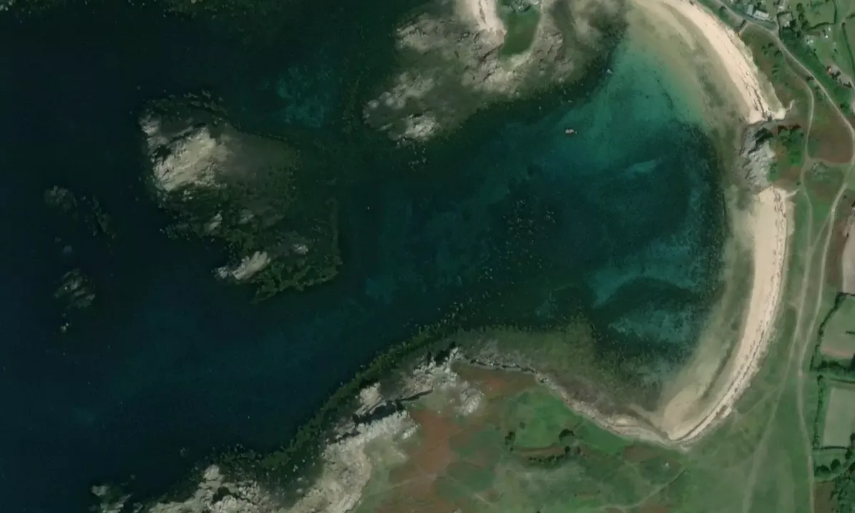 Satelite image of Great Porth