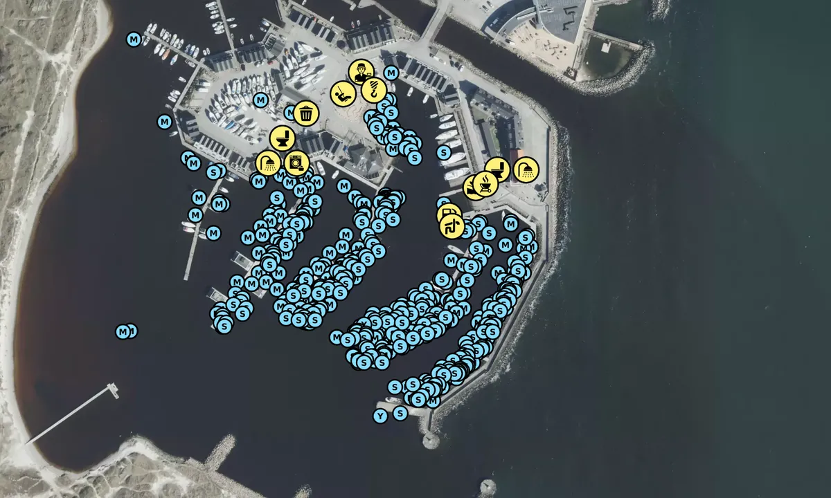 Satelite image of Grenaa Marina