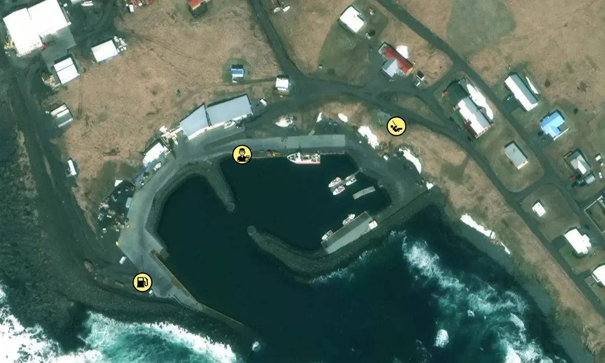 Satelite image of Grimsey
