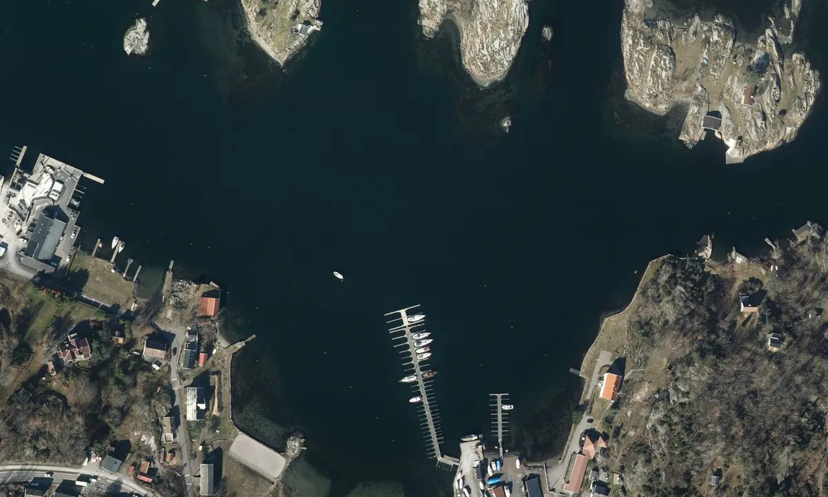 Flyfoto av Grindholmen