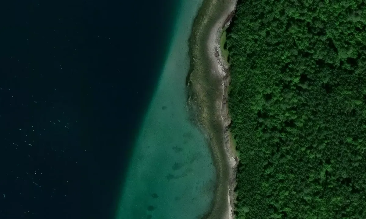 Satelite image of Grindøya
