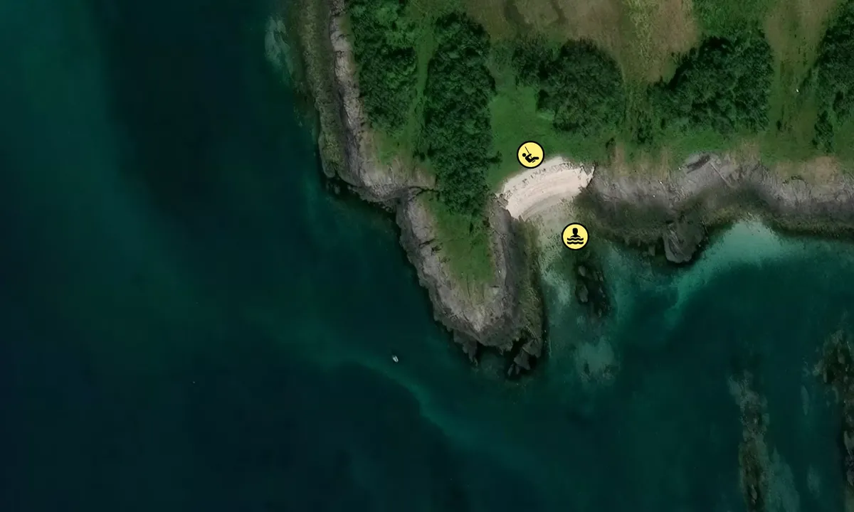 Satelite image of Grindøya Syd