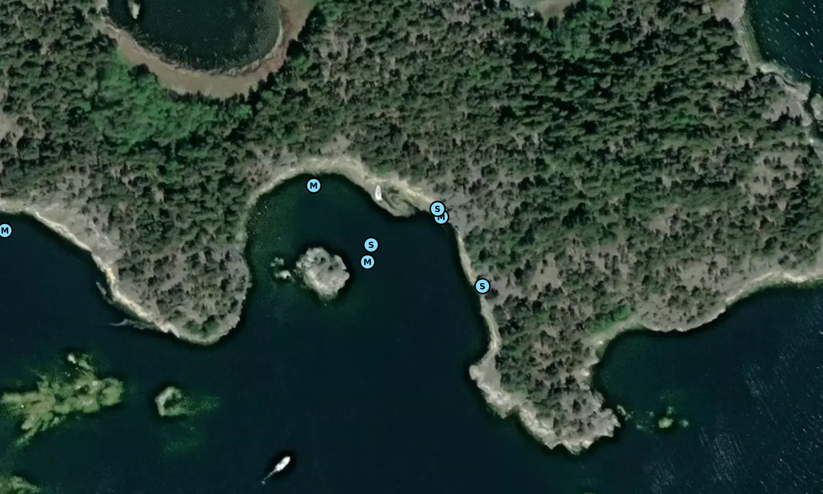 Satelite image of Grisselholmen Söder