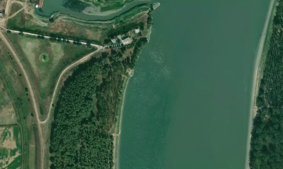 Satelite image of Gropeni