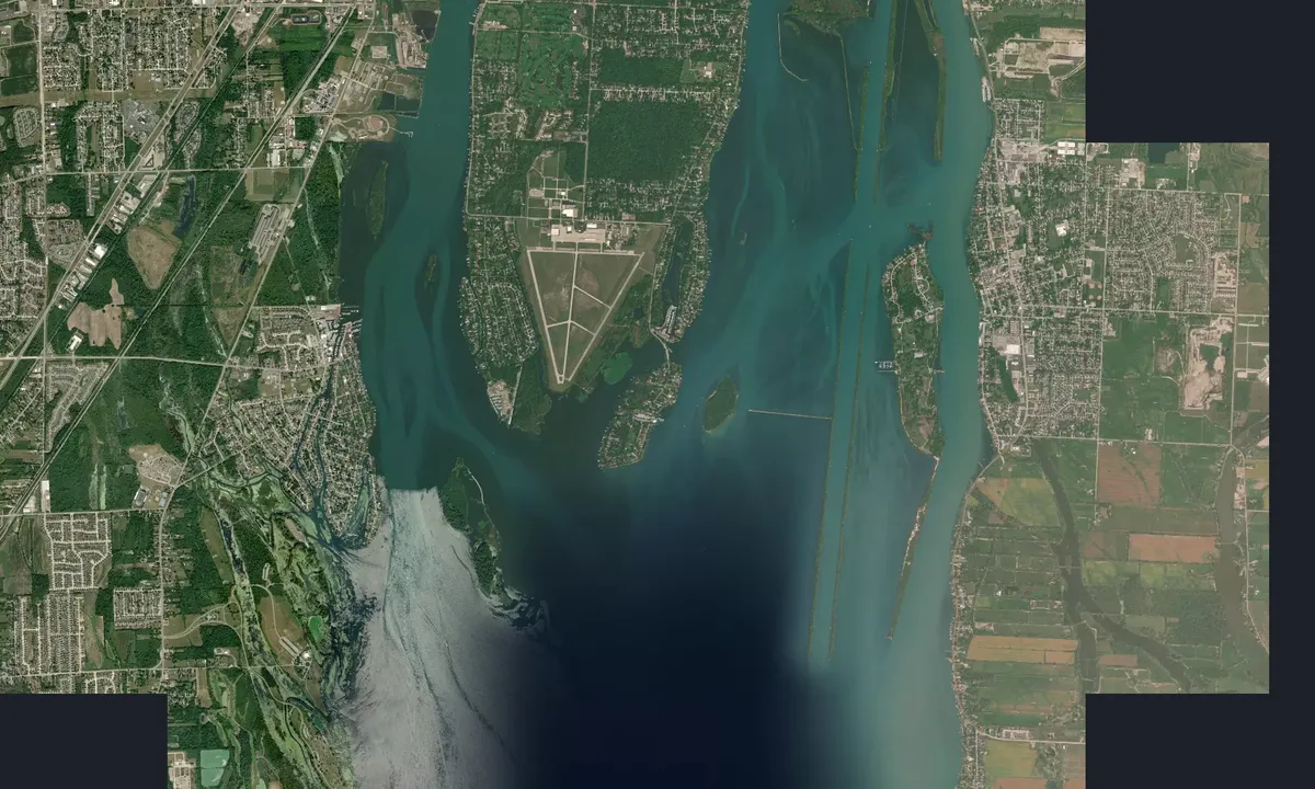 Flyfoto av Grosse Ile Yacht Club