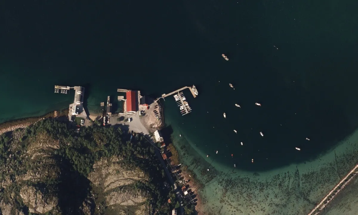 Flyfoto av Grøtøy