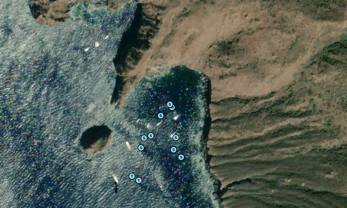 Satelite image of Grotta del Cavallo