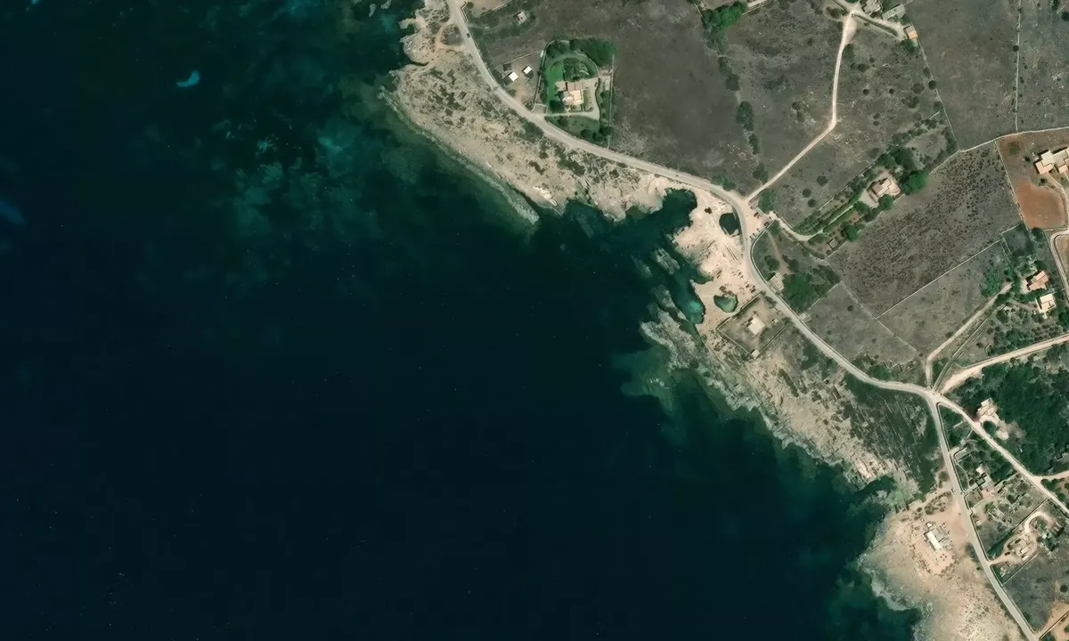 Satelite image of Grotta Perciata