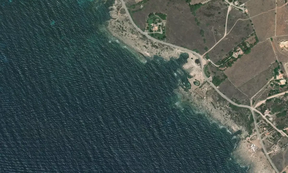 Satelite image of Grotta Perciata