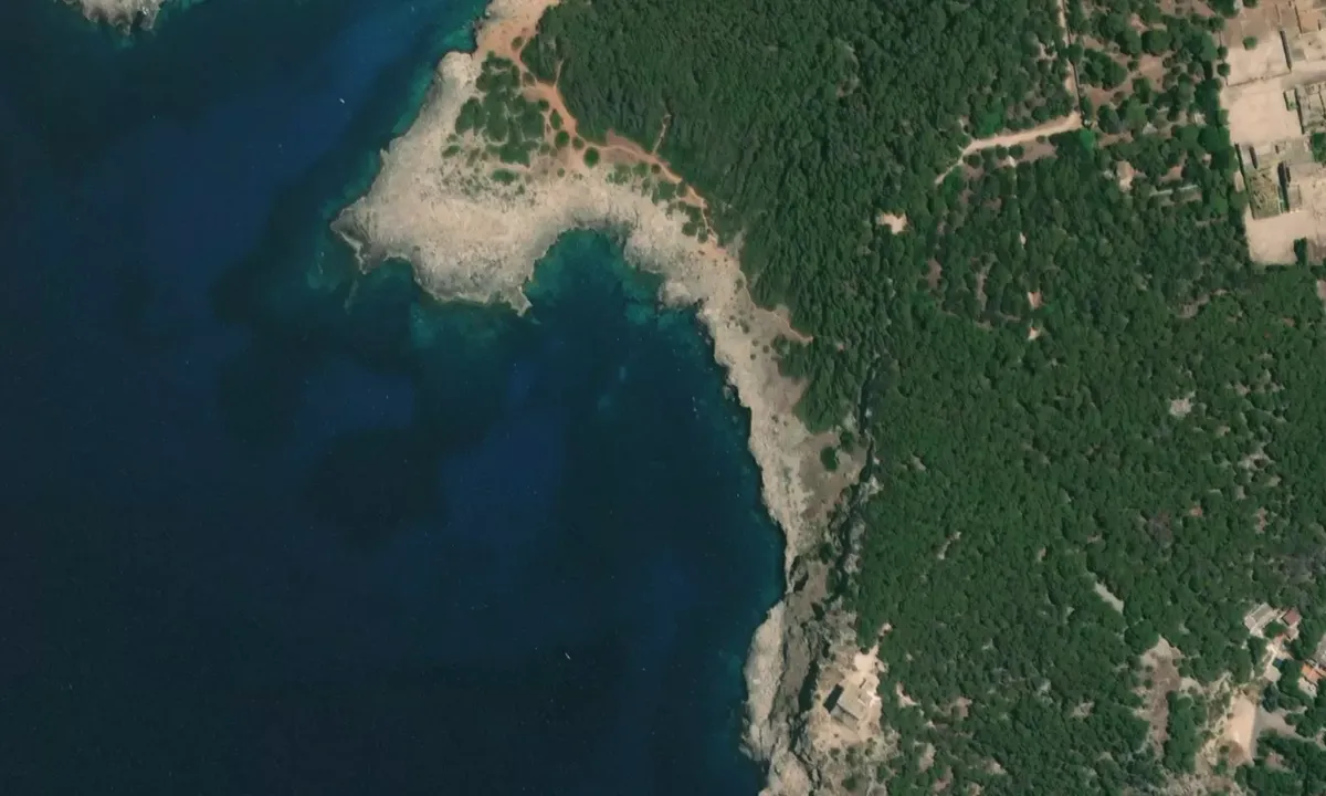 Satelite image of Grotta Verde - Lecce